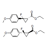 Ethyl rel-(1S,2S)-2-Fluoro-2-(4-methoxyphenyl)cyclopropanecarboxylate