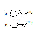 rel-(1S,2S)-2-Fluoro-2-(4-methoxyphenyl)cyclopropanamine