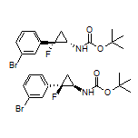 rel-(1R,2R)-N-Boc-2-(3-bromophenyl)-2-fluorocyclopropanamine