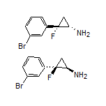 rel-(1S,2S)-2-(3-Bromophenyl)-2-fluorocyclopropanamine