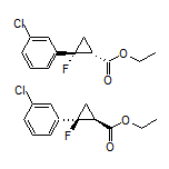 Ethyl rel-(1R,2R)-2-(3-Chlorophenyl)-2-fluorocyclopropanecarboxylate
