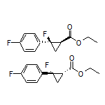 Ethyl rel-(1R,2R)-2-Fluoro-2-(4-fluorophenyl)cyclopropanecarboxylate