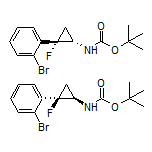 rel-(1S,2S)-N-Boc-2-(2-bromophenyl)-2-fluorocyclopropanamine