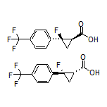 rel-(1R,2R)-2-Fluoro-2-[4-(trifluoromethyl)phenyl]cyclopropanecarboxylic Acid