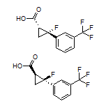 rel-(1R,2R)-2-Fluoro-2-[3-(trifluoromethyl)phenyl]cyclopropanecarboxylic Acid