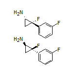 rel-(1S,2S)-2-Fluoro-2-(3-fluorophenyl)cyclopropanamine