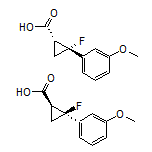 rel-(1R,2R)-2-Fluoro-2-(3-methoxyphenyl)cyclopropanecarboxylic Acid