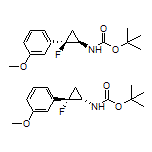 rel-(1R,2R)-N-Boc-2-fluoro-2-(3-methoxyphenyl)cyclopropanamine