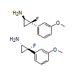 rel-(1R,2R)-2-Fluoro-2-(3-methoxyphenyl)cyclopropanamine