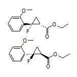 Ethyl rel-(1R,2R)-2-Fluoro-2-(2-methoxyphenyl)cyclopropanecarboxylate