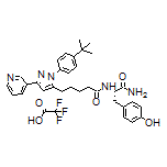 (S)-N-[1-Amino-3-(4-hydroxyphenyl)-1-oxo-2-propyl]-5-[1-[4-(tert-butyl)phenyl]-3-(3-pyridyl)-5-pyrazolyl]pentanamide Trifluoroacetate