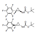 rel-(1R,2R)-N-Boc-2-fluoro-2-(perfluorophenyl)cyclopropanamine