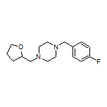 1-(4-Fluorobenzyl)-4-[(tetrahydrofuran-2-yl)methyl]piperazine