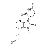 3-[1-(2,6-Dioxo-3-piperidyl)-3-methyl-2-oxo-2,3-dihydro-4-benzimidazolyl]propanal