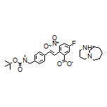 2,3,4,6,7,8,9,10-Octahydropyrimido[1,2-a]azepin-1-ium (E)-2-[4-[[Boc-(methyl)amino]methyl]styryl]-5-fluoro-3-nitrobenzoate