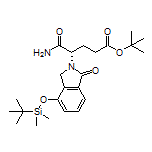 tert-Butyl (S)-5-Amino-4-[4-[(tert-butyldimethylsilyl)oxy]-1-oxoisoindolin-2-yl]-5-oxopentanoate