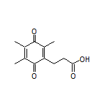3-(2,4,5-Trimethyl-3,6-dioxocyclohexa-1,4-dien-1-yl)propanoic Acid