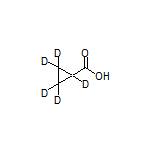 Cyclopropane-1-carboxylic-d5 Acid