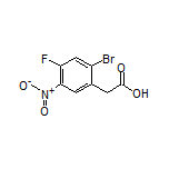 2-(2-Bromo-4-fluoro-5-nitrophenyl)acetic Acid