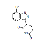 3-(7-Bromo-1-methyl-3-indazolyl)piperidine-2,6-dione