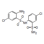 2-Amino-5-chloro-N-(4-chloro-2-sulfamoylphenyl)benzenesulfonamide