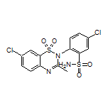 5-Chloro-2-(7-chloro-3-methyl-1,1-dioxido-2H-benzo[e][1,2,4]thiadiazin-2-yl)benzenesulfonamide
