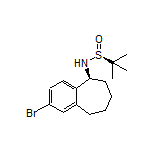 (S)-N-[(S)-2-Bromo-6,7,8,9-tetrahydro-5H-benzo[7]annulen-5-yl]-2-methylpropane-2-sulfinamide