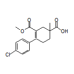 4’-Chloro-6-(methoxycarbonyl)-4-methyl-2,3,4,5-tetrahydro-[1,1’-biphenyl]-4-carboxylic Acid