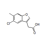 2-(5-Chloro-6-methylbenzofuran-3-yl)acetic Acid