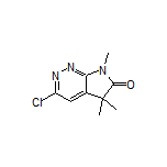 3-Chloro-5,5,7-trimethyl-5H-pyrrolo[2,3-c]pyridazin-6(7H)-one