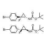rel-(1S,2S)-N-Boc-2-(4-bromophenyl)-2-fluorocyclopropanamine
