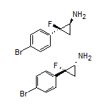 rel-(1S,2S)-2-(4-Bromophenyl)-2-fluorocyclopropanamine