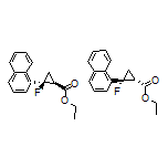 Ethyl rel-(1S,2R)-2-Fluoro-2-(naphthalen-1-yl)cyclopropanecarboxylate