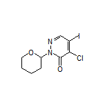 4-Chloro-5-iodo-2-(tetrahydro-2H-pyran-2-yl)pyridazin-3(2H)-one