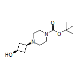 (1S,3S)-3-(4-Boc-piperazin-1-yl)cyclobutan-1-ol