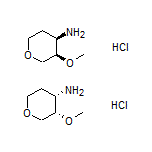 cis-3-Methoxytetrahydro-2H-pyran-4-amine Hydrochloride