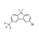 2-Bromo-5,5-dimethyl-8-(trifluoromethyl)-5H-dibenzo[b,d]silole