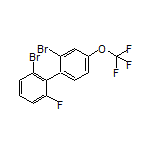 2,2’-Dibromo-6’-fluoro-4-(trifluoromethoxy)-1,1’-biphenyl