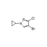 4-Bromo-3-chloro-1-cyclopropyl-1H-pyrazole