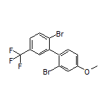 2,2’-Dibromo-4-methoxy-5’-(trifluoromethyl)-1,1’-biphenyl