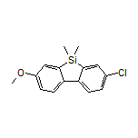 3-Chloro-7-methoxy-5,5-dimethyl-5H-dibenzo[b,d]silole