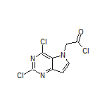 2-(2,4-Dichloro-5H-pyrrolo[3,2-d]pyrimidin-5-yl)acetyl Chloride