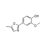 2-Methoxy-4-(5-methyloxazol-2-yl)phenol