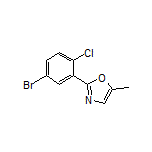 2-(5-Bromo-2-chlorophenyl)-5-methyloxazole