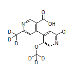 2’-Chloro-5’-(methoxy-d3)-6-(methyl-d3)-[4,4’-bipyridine]-3-carboxylic Acid