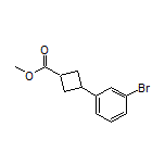 Methyl 3-(3-Bromophenyl)cyclobutane-1-carboxylate