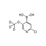 [2-Chloro-5-(methoxy-d3)pyridin-4-yl]boronic Acid