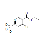 Ethyl 4-Chloro-6-(methyl-d3)nicotinate
