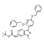 3-[2,6-Bis(benzyloxy)pyridin-3-yl]-N-Boc-1-methyl-1H-indazol-6-amine