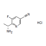 (R)-6-(1-Aminoethyl)-5-fluoronicotinonitrile Hydrochloride